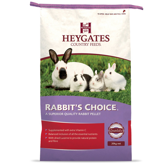 Heygates Rabbit Choice Pellets 20kg